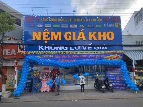 Khai trương cửa hàng nệm giá kho chi nhánh mới tại Rạch Giá Kiên Giang