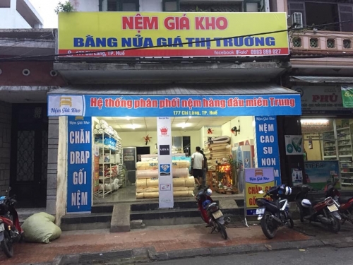 Cửa hàng đại lý nệm giá rẻ tại Huế