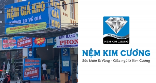 Nệm kim cương 1m8 dày 15cm giá rẻ chính hãng quận Tân Bình