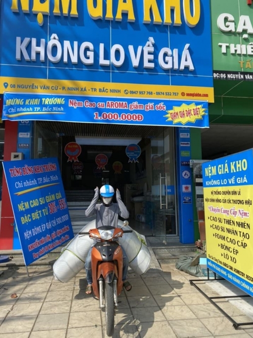 Khai trương cửa hàng đệm tại Bắc Ninh