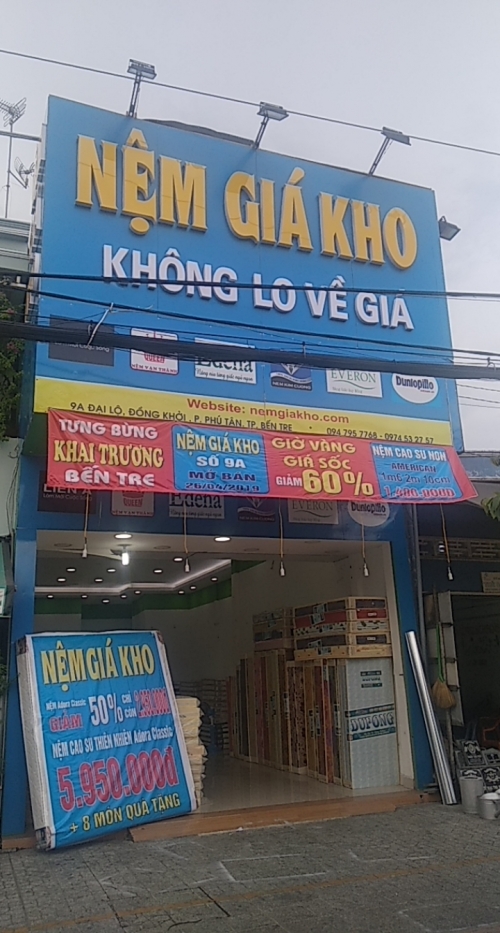 Nệm cao su nhân tạo Vũng Tàu