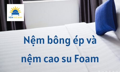 So sánh nệm bông ép và nệm cao su (foam)