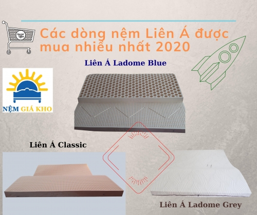 Bảng giá nệm Liên Á mới nhất 2026