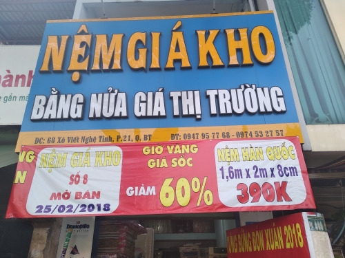 Ra nệm đẹp giá rẻ