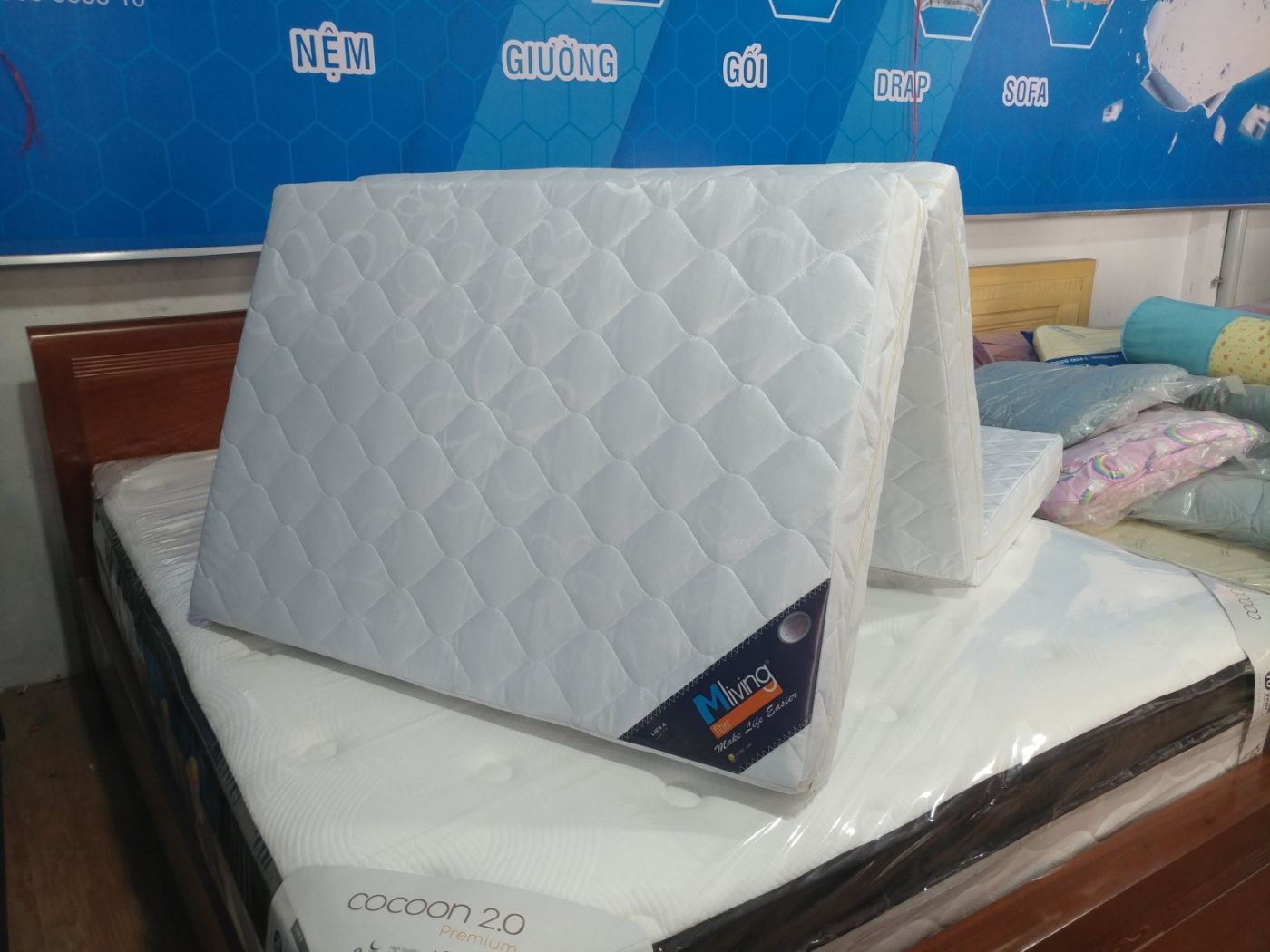 Nệm bông ép Liên Á 1m8