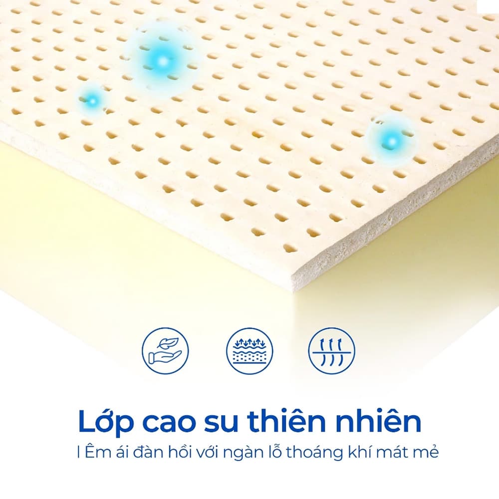 Nệm lò xo Aroma Cool Coil Premium Latex 6 Nệm lò xo Aroma Cool Coil Premium Latex - Ảnh 6