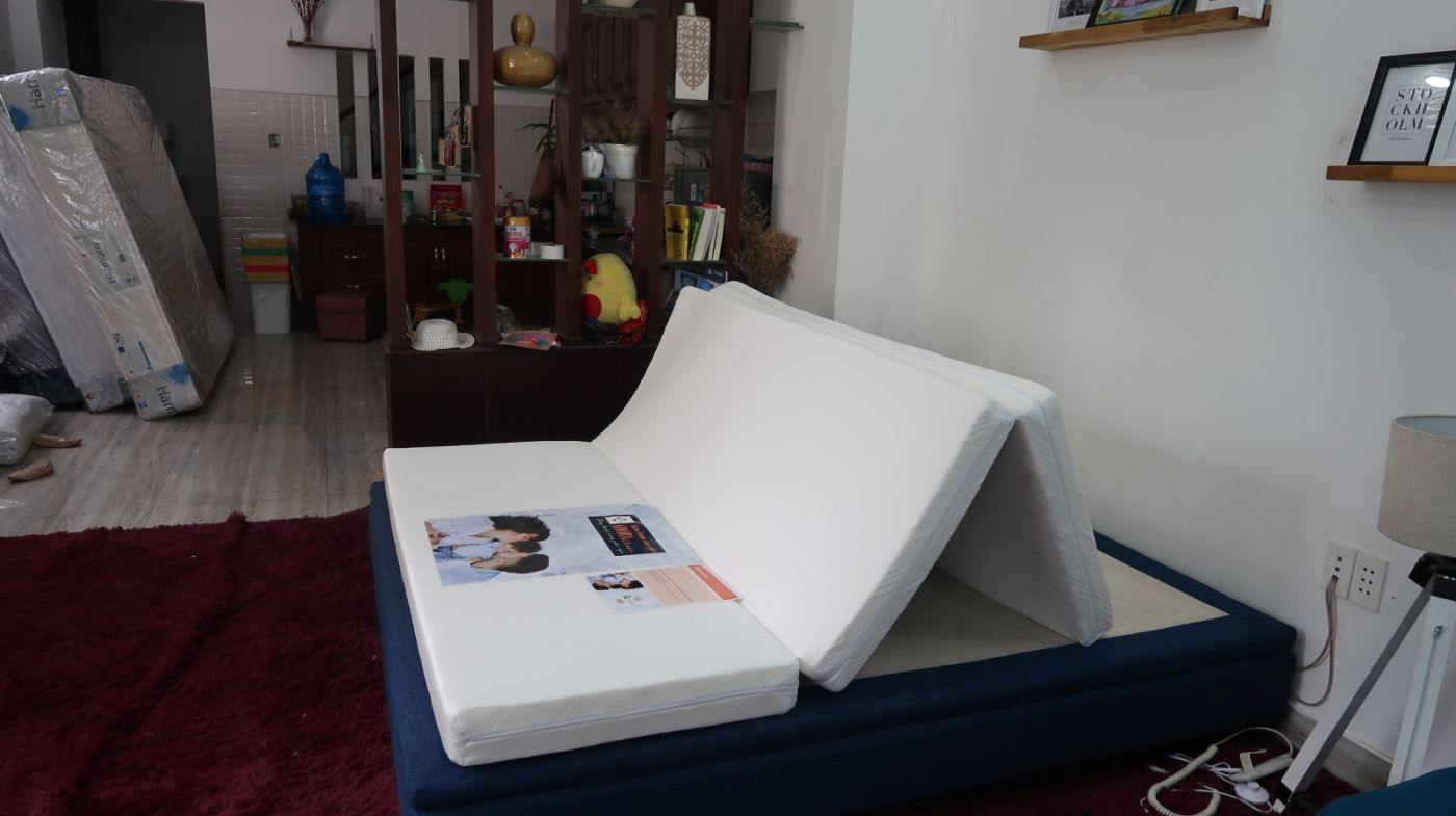 Nệm foam1 người nằm giá rẻ 4 Nệm cao su non 1 người nằm giá rẻ