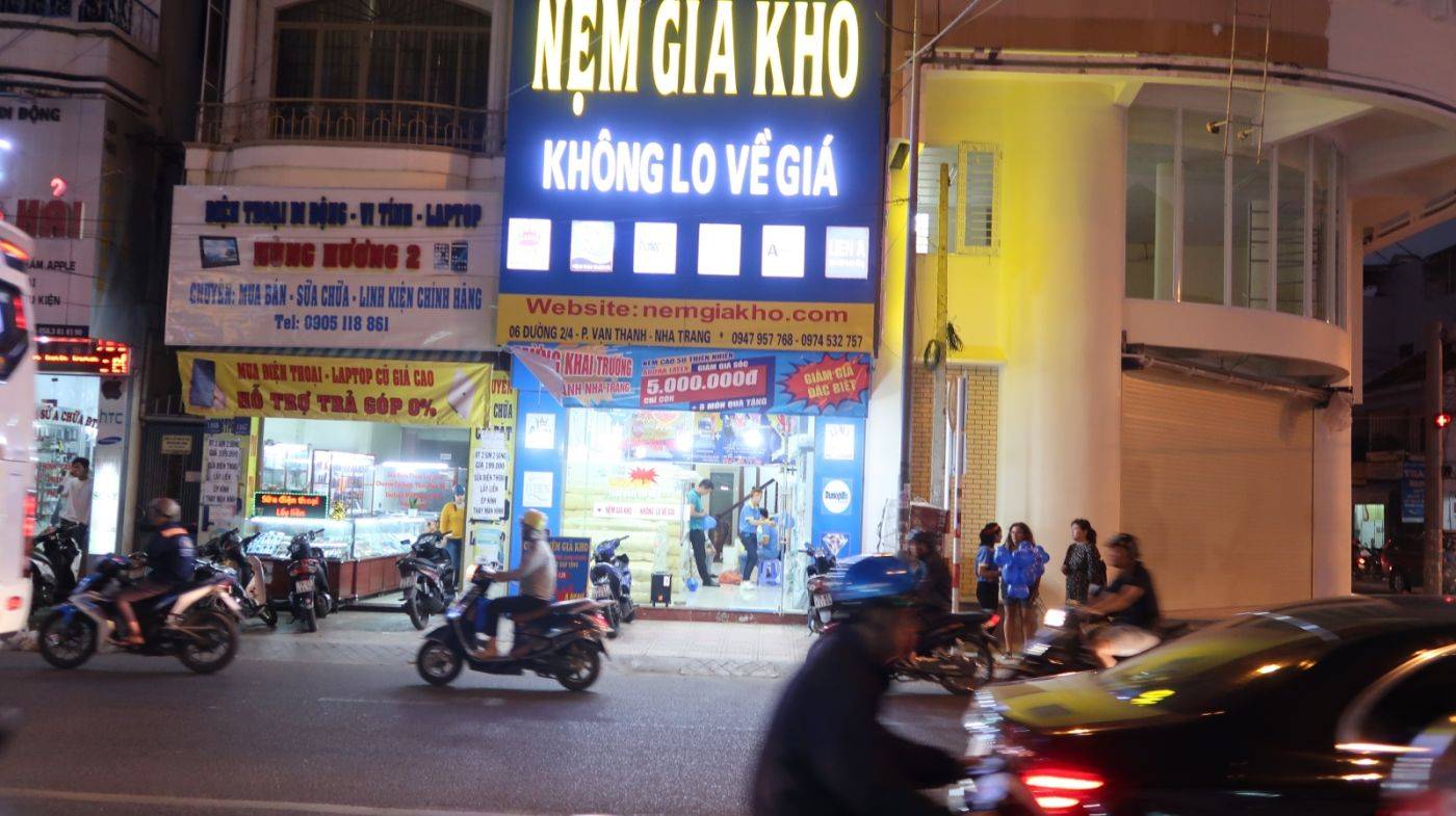 Cửa hàng đại lý nệm Liên Á giá rẻ tại Nha Trang 7 cửa hàng Nệm Nha Trang