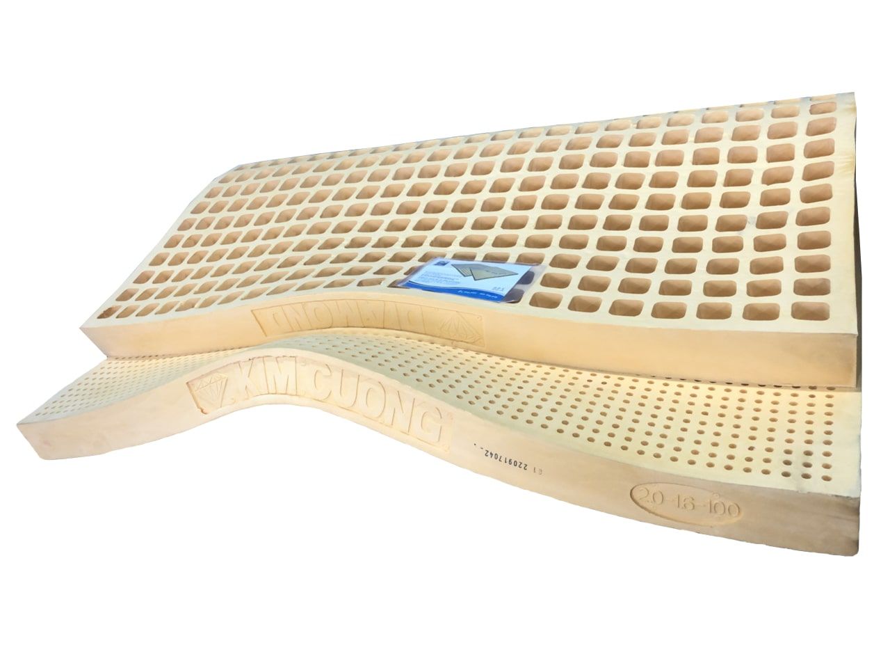 Nệm cao su, lò xo, bông ép Kim Cương 1m2, 1m8