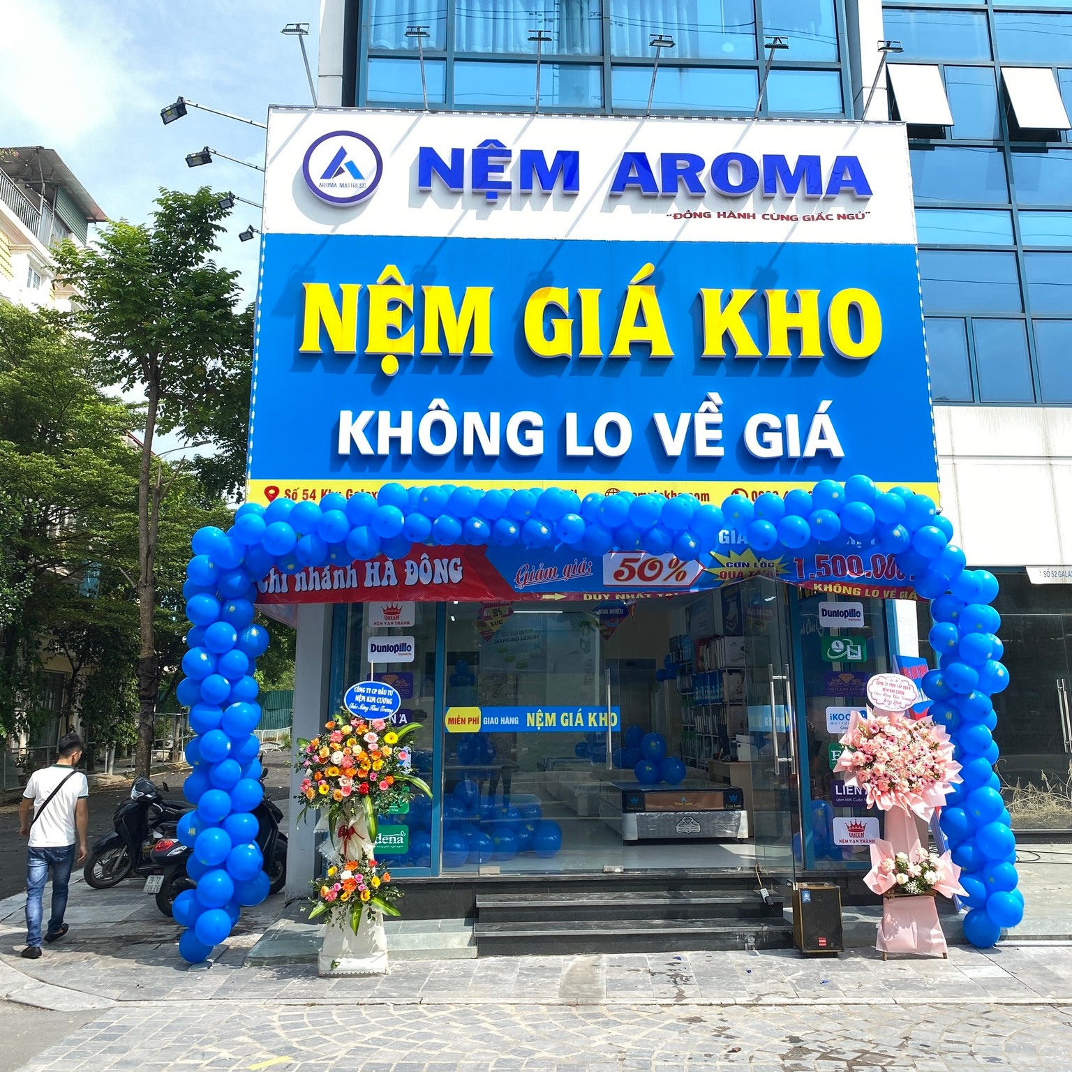 Cửa hàng đại lý đệm giá rẻ tại Hà Đông