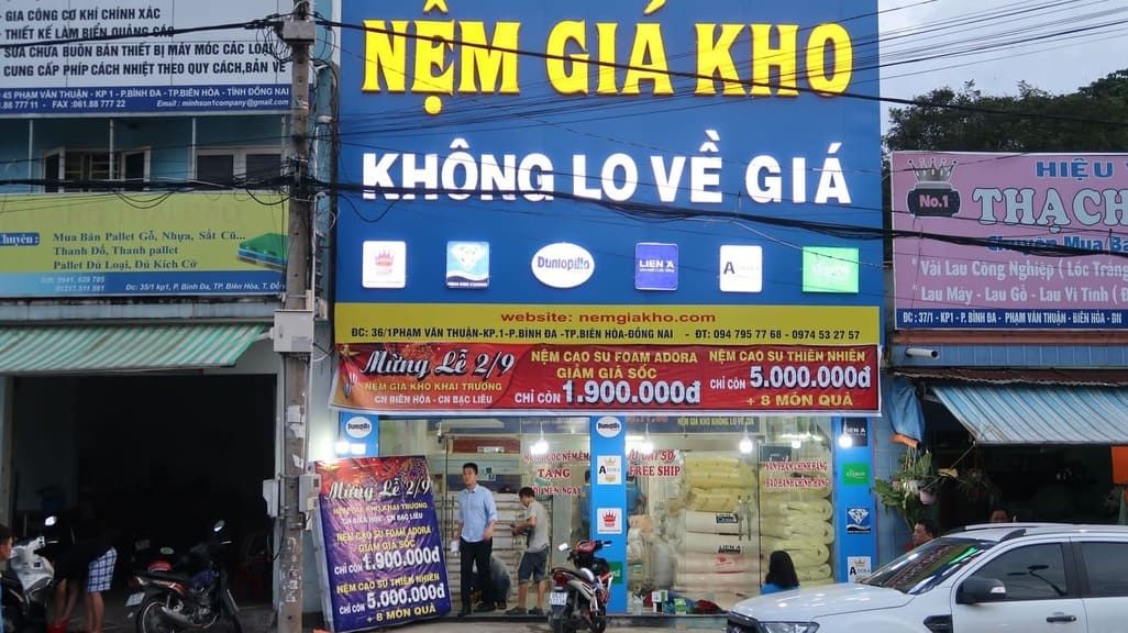 Nệm bông ép chính hãng tại Biên Hòa 3 Nệm bông ép chính hãng tại Biên Hòa
