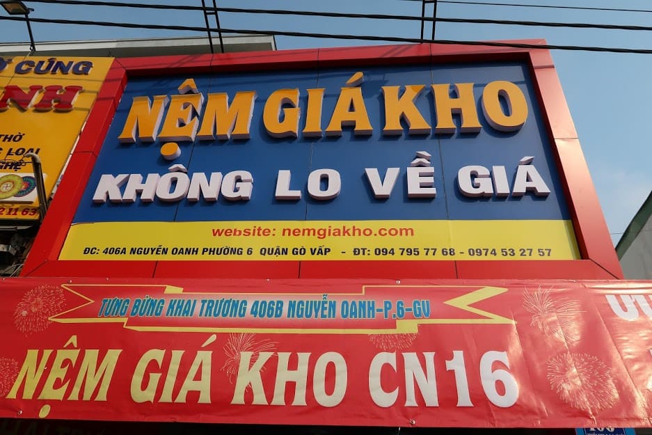 Cửa hàng nệm lò xo dunlopillo ở Gò Vấp 5 Cửa hàng nệm Gò Vấp