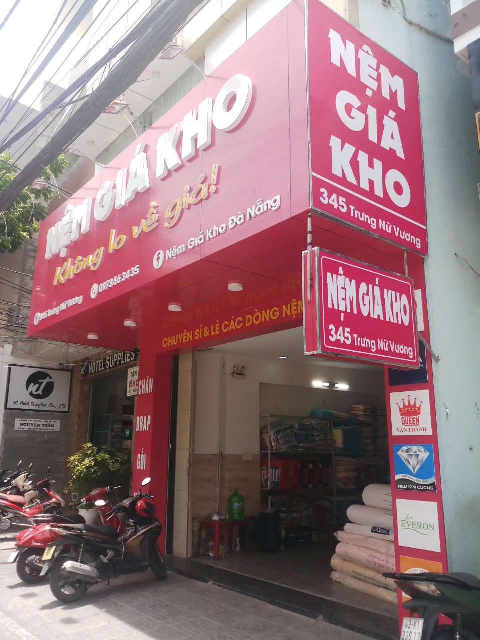 Cửa hàng bán nệm cao su Đồng Phú tại Đà Nẵng
