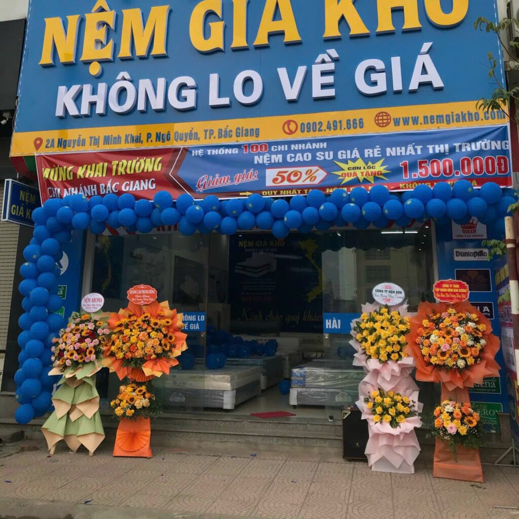 Đệm giá rẻ Bắc Giang