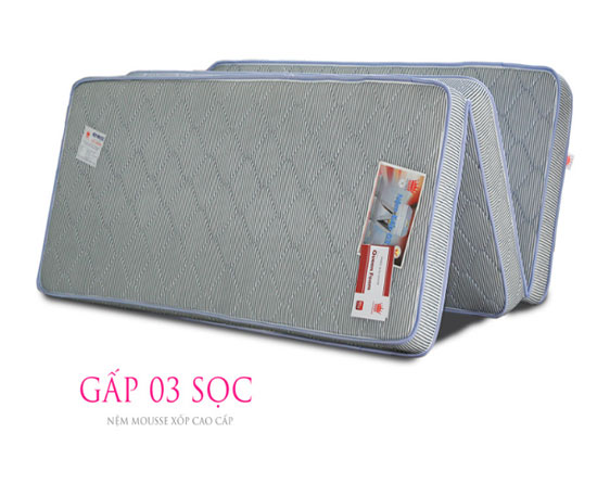 Nệm bông ép gấp 3 Vạn Thành 11 NỆM BÔNG ÉP GẤP 3 VẠN THÀNH