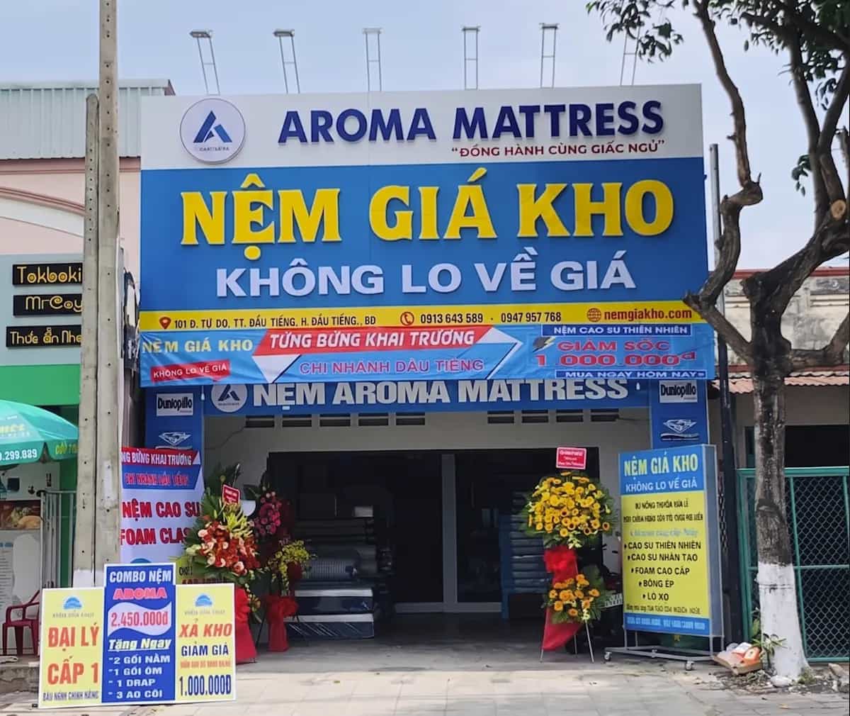 Khai trương showrom Nệm Giá Kho Dầu Tiếng Bình Dương 5 Khai trương showrom Nệm Giá Kho Dầu Tiếng Bình Dương