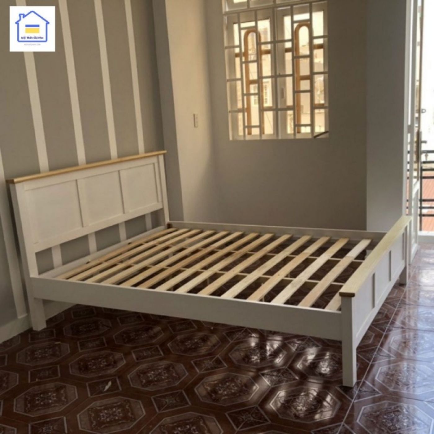Giường gỗ thông giá rẻ 5 Giường gỗ thông giá rẻ