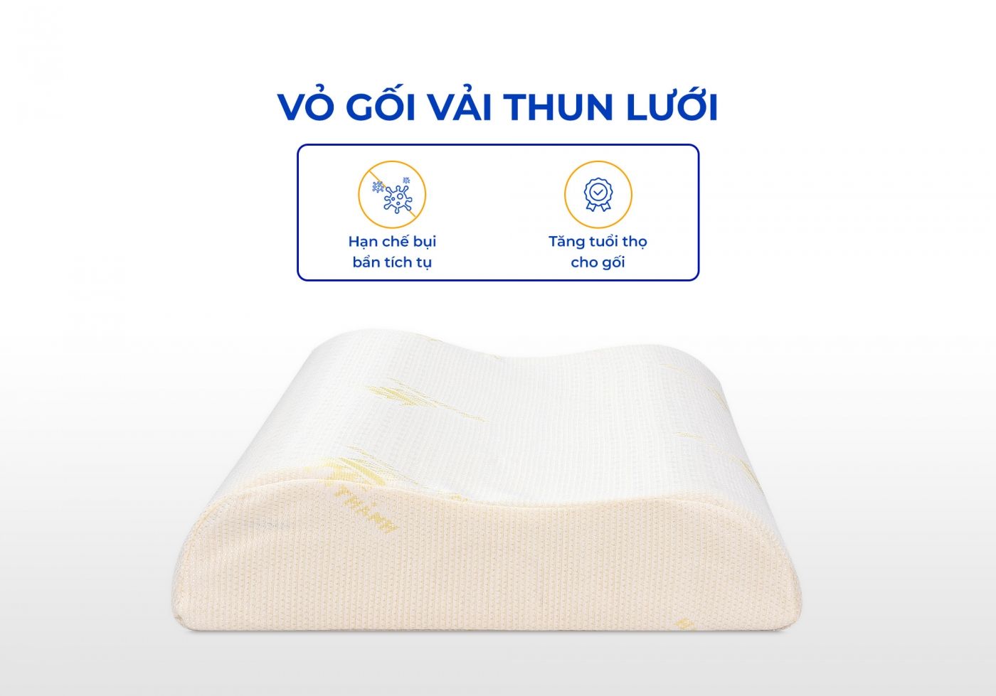 Gối cao su Vạn Thành 4 Gối cao su Vạn Thành