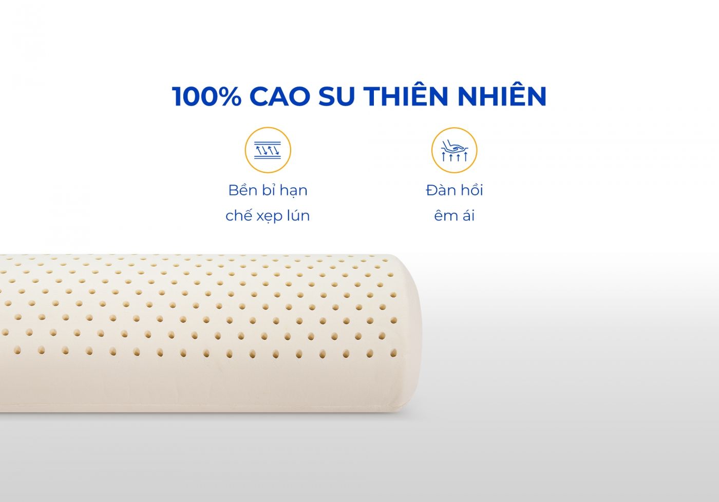 Gối ôm cao su Bolster Vạn Thành 5 Gối ôm cao su Bolster Vạn Thành