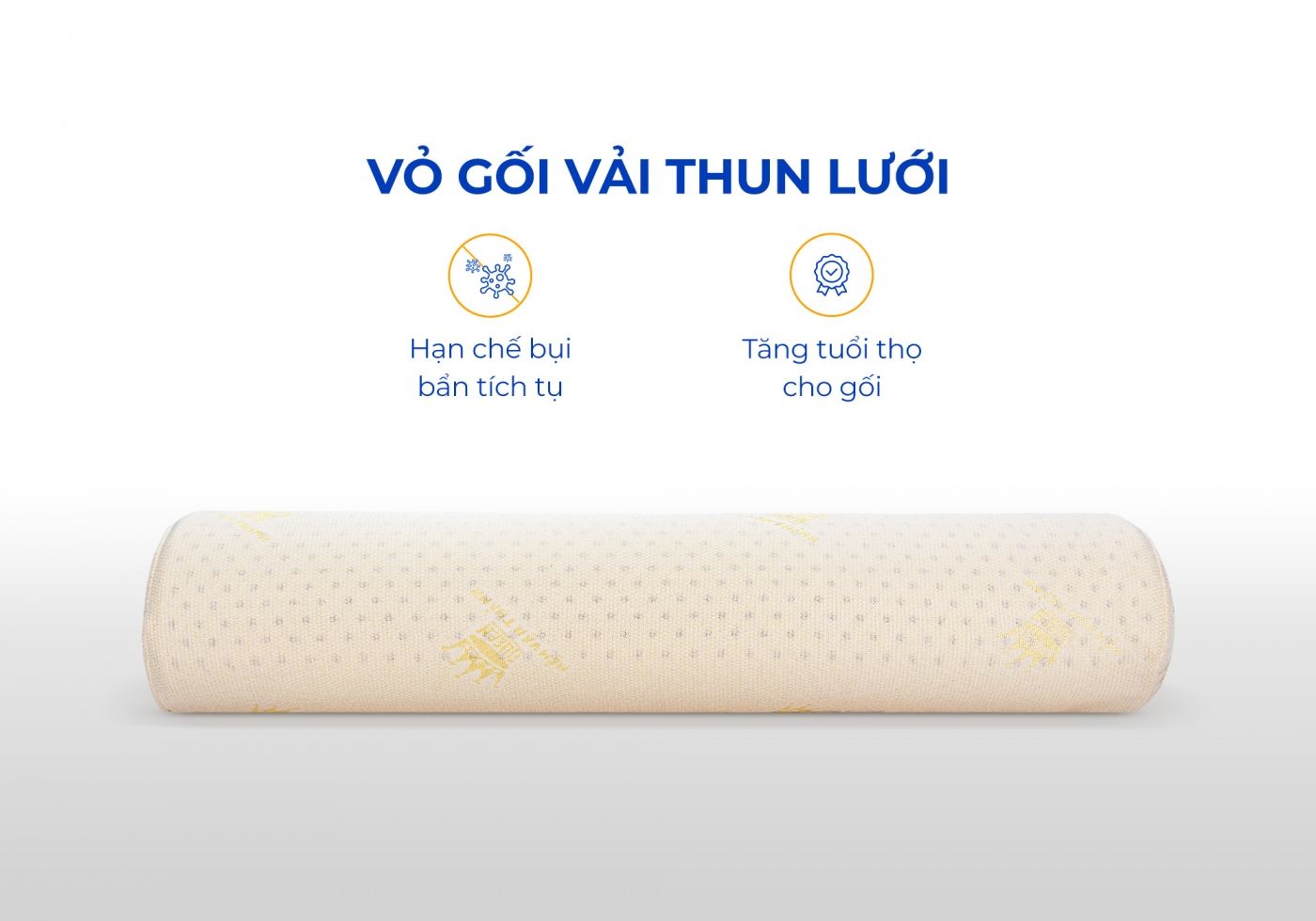 Gối ôm cao su Bolster Vạn Thành 4 Gối ôm cao su Bolster Vạn Thành