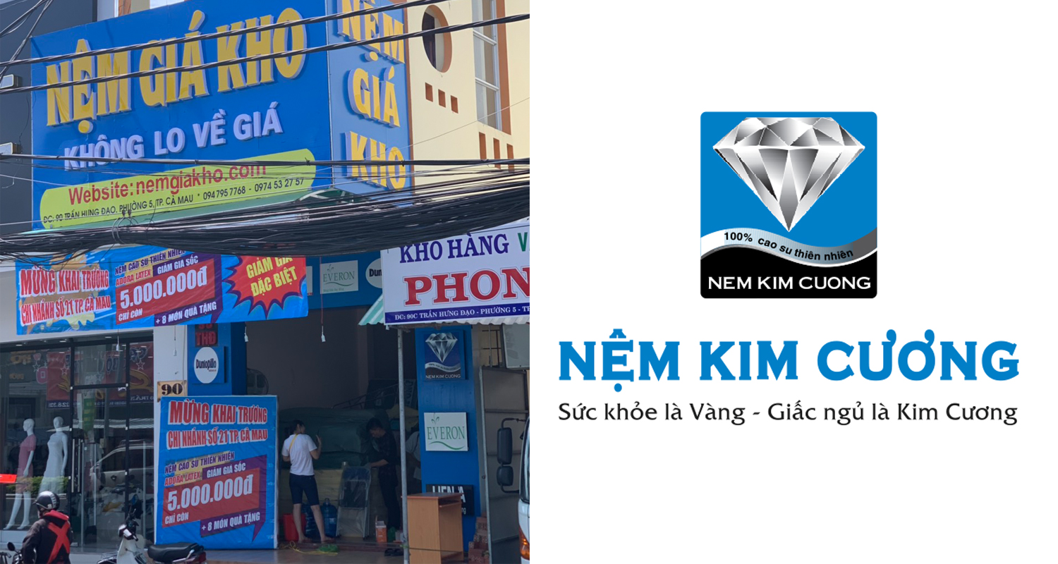 Gía nệm kim cương 1m8 dày 15cm giá rẻ chính hãng quận Tân Bình