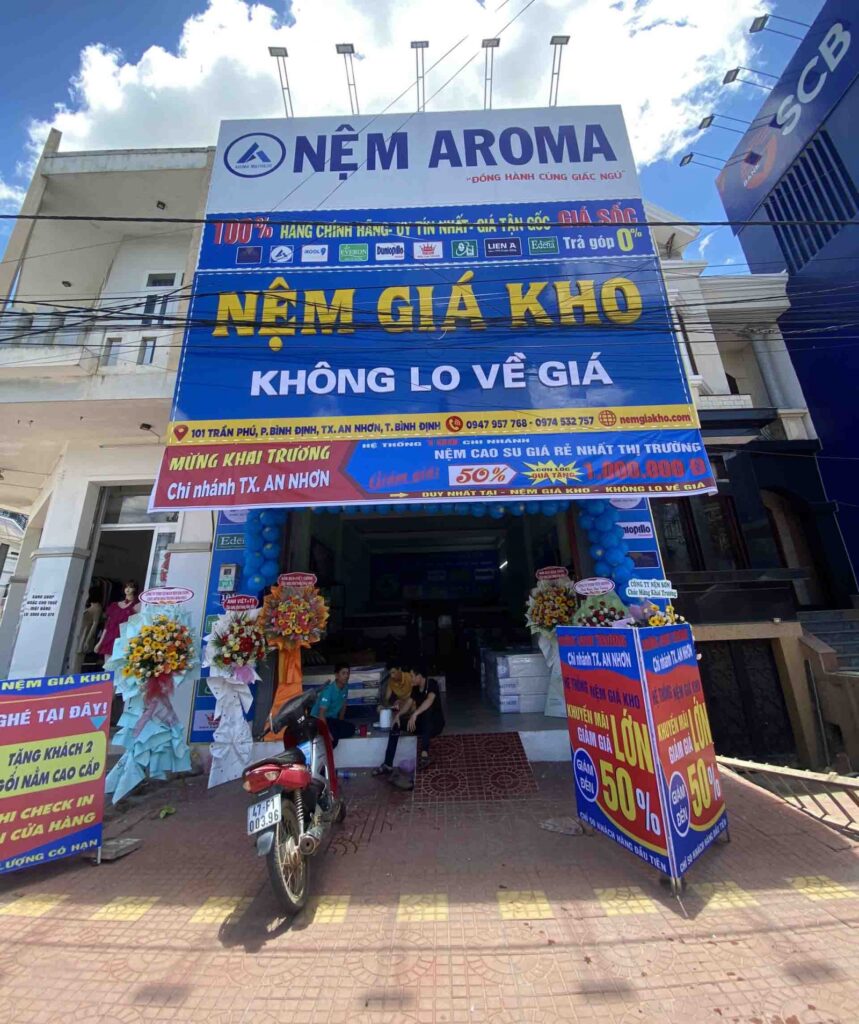 Khai trương chi nhánh nệm giá kho tại thị xã An Nhơn Bình Định