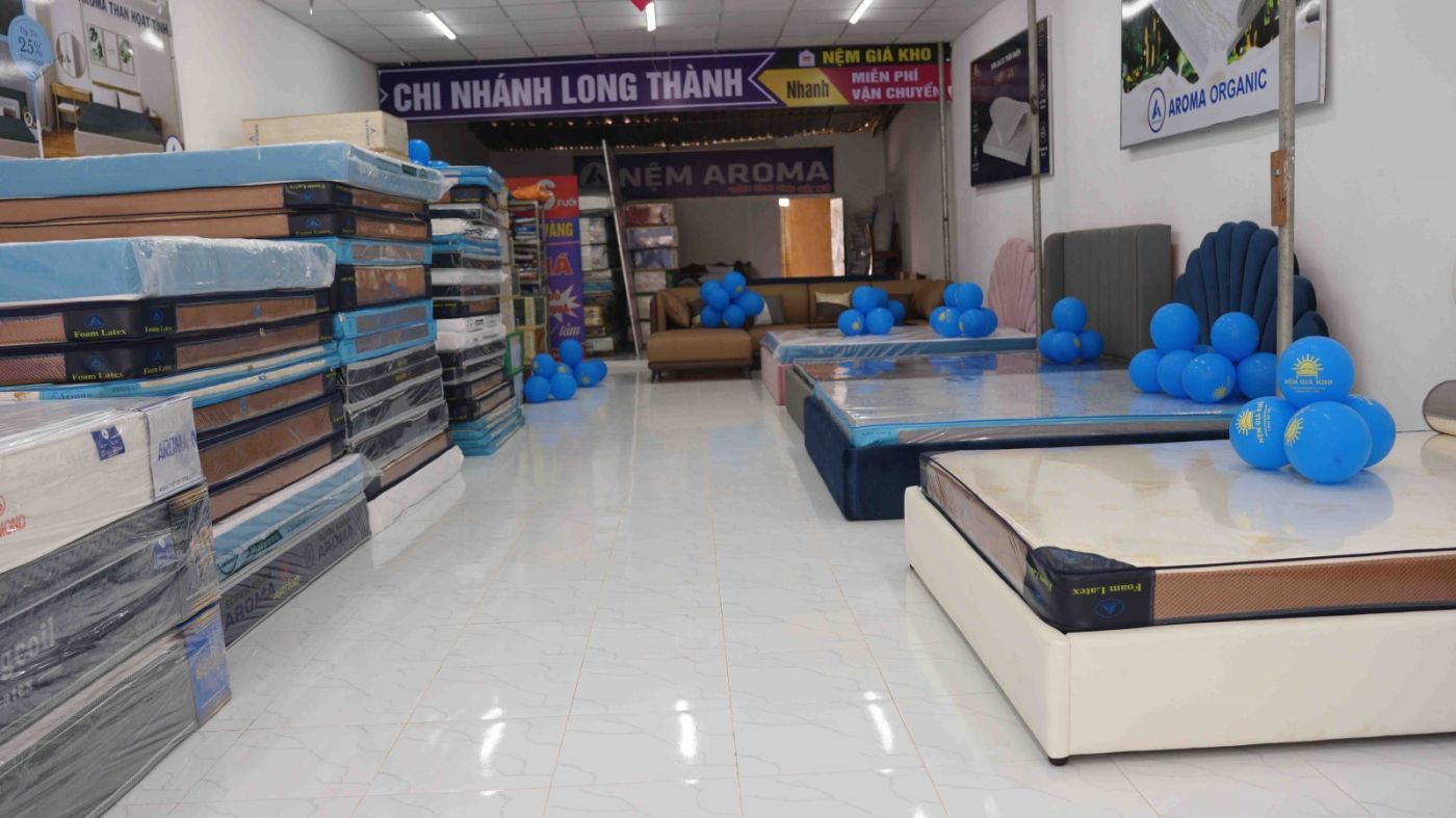 Khai trương mở rộng cửa hàng nệm giá kho tại Long Thành Đồng Nai 10 Khai trương mở rộng cửa hàng nệm giá kho tại Long Thành Đồng Nai