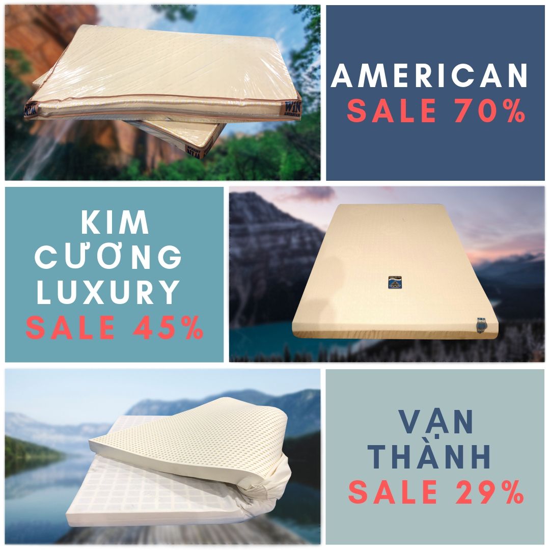 Black Friday- Nệm Giá Kho khuyến mãi lên tới 70% 8 Black Friday- Nệm Giá Kho khuyến mãi lên tới 70%