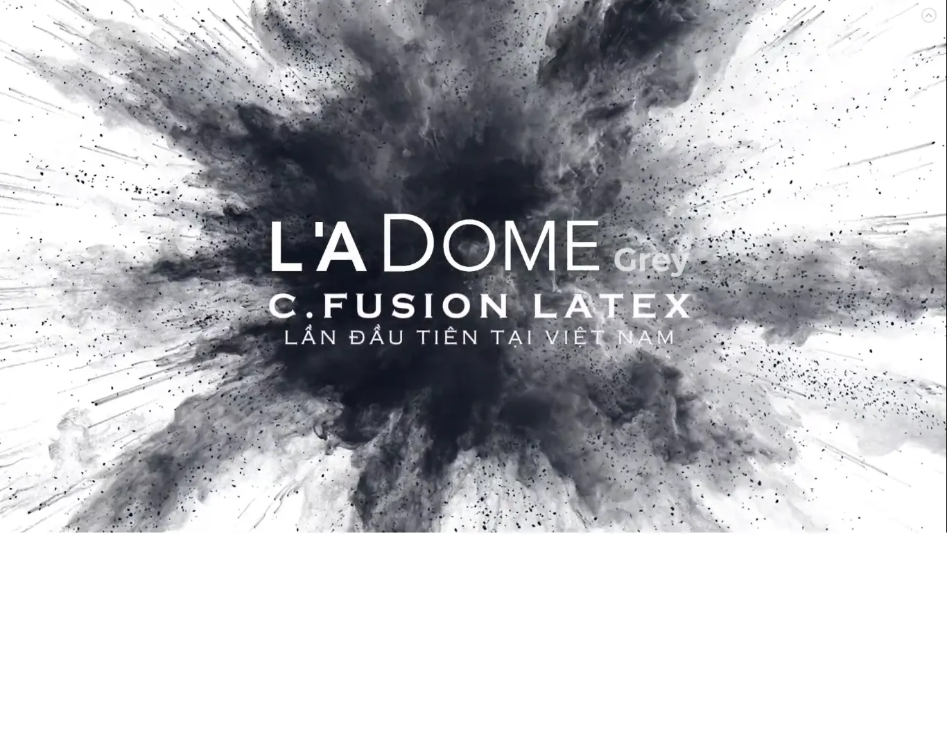 Nệm cao su than hoạt tính Liên Á La Dome Grey 8 Nệm cao su than hoạt tính Liên Á La Dome Grey