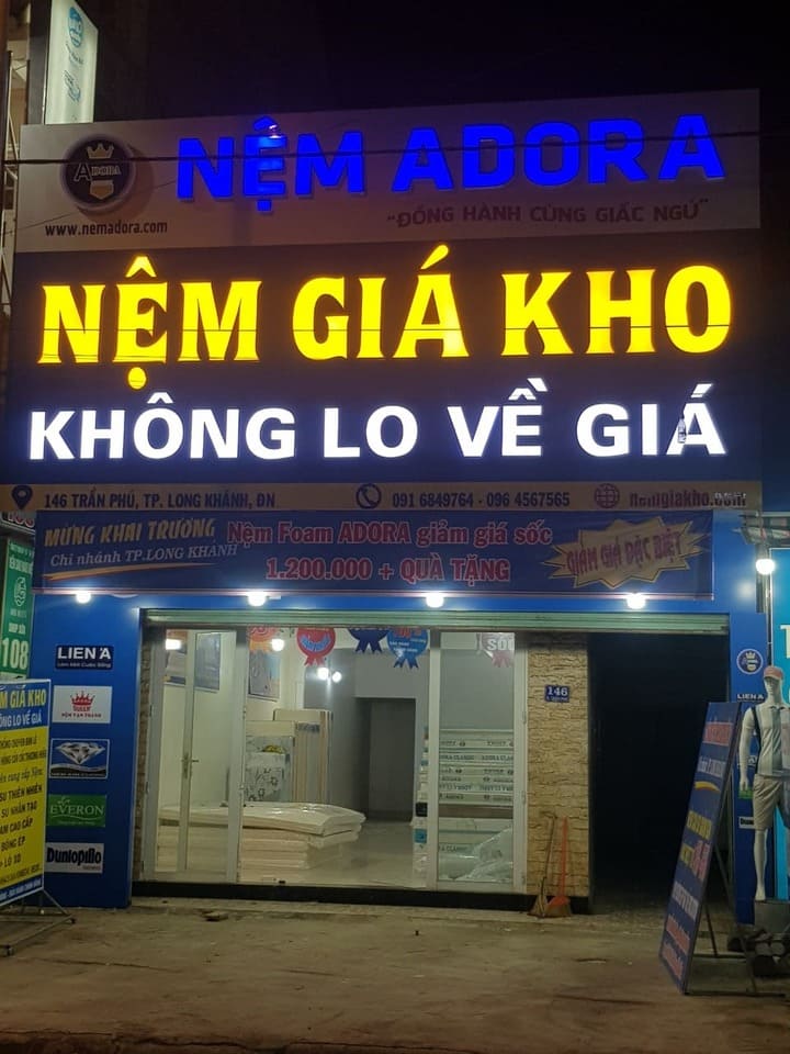 Khai trương cửa hàng nệm giá kho Long Khánh 9 cửa hàng nệm giá kho Long Khánh