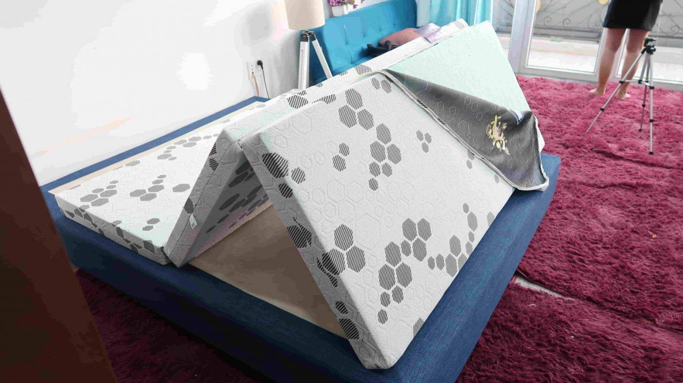 Nệm Bông Ép Kim Cương gấp 3 Acness 5 Nệm Bông Ép Kim Cương gấp 3 Acness