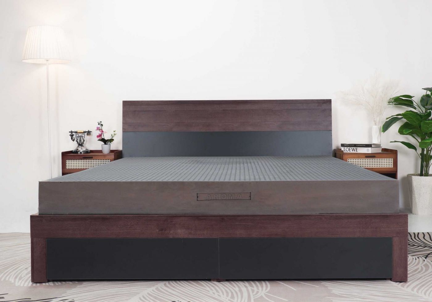 Nệm cao su Aroma Grey 6 Nệm cao su Aroma Grey