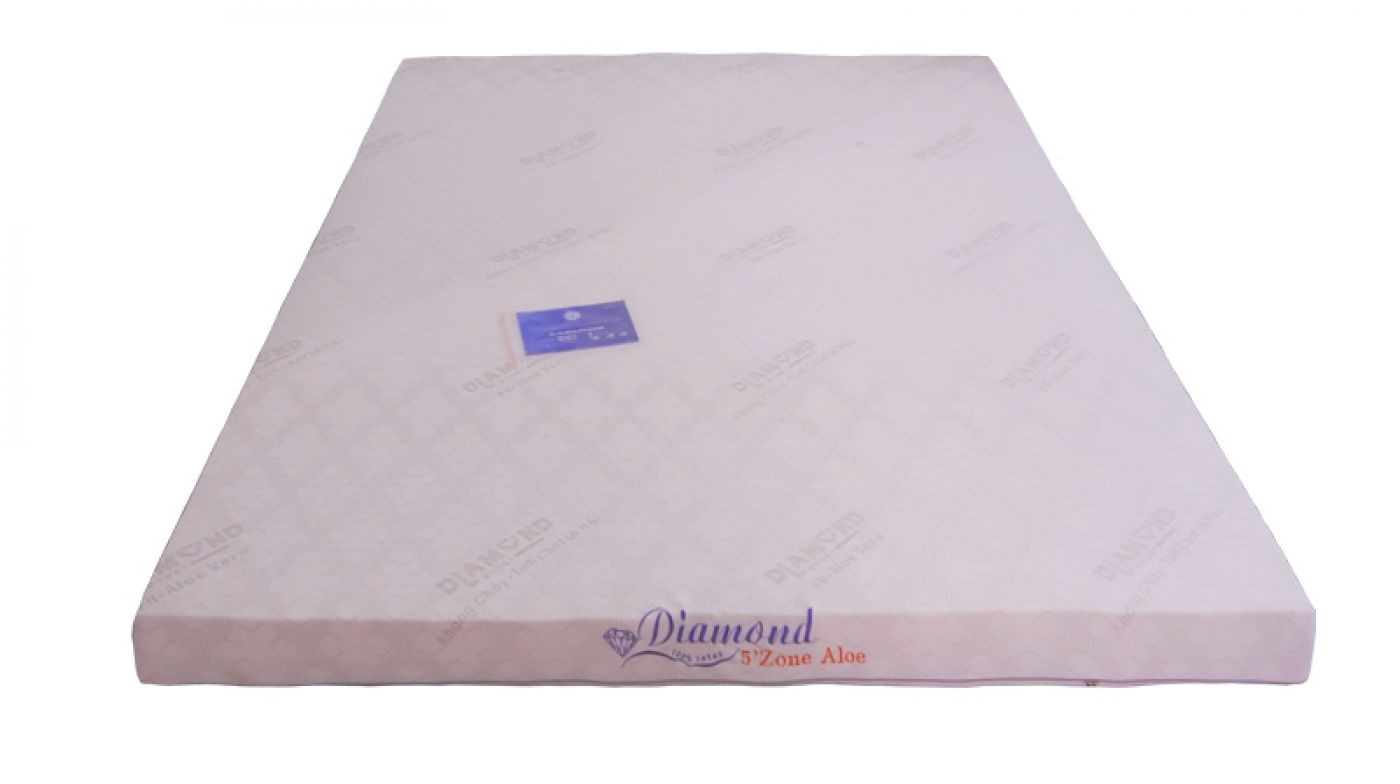 Nệm cao su Kim Cương Diamond 5'Zone ALOELUX 5 Nệm cao su Kim Cương Diamond 5'Zone ALOELUX