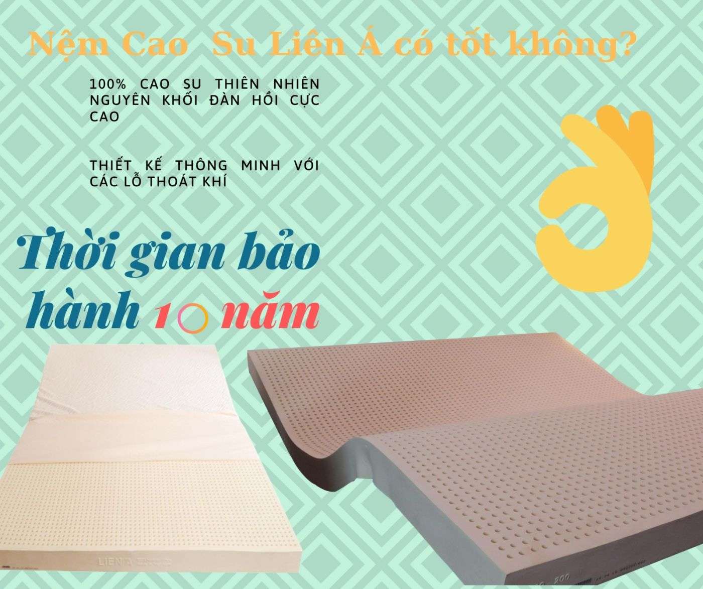 Nệm cao su liên á có tốt không 5 nem lien a co tot khong