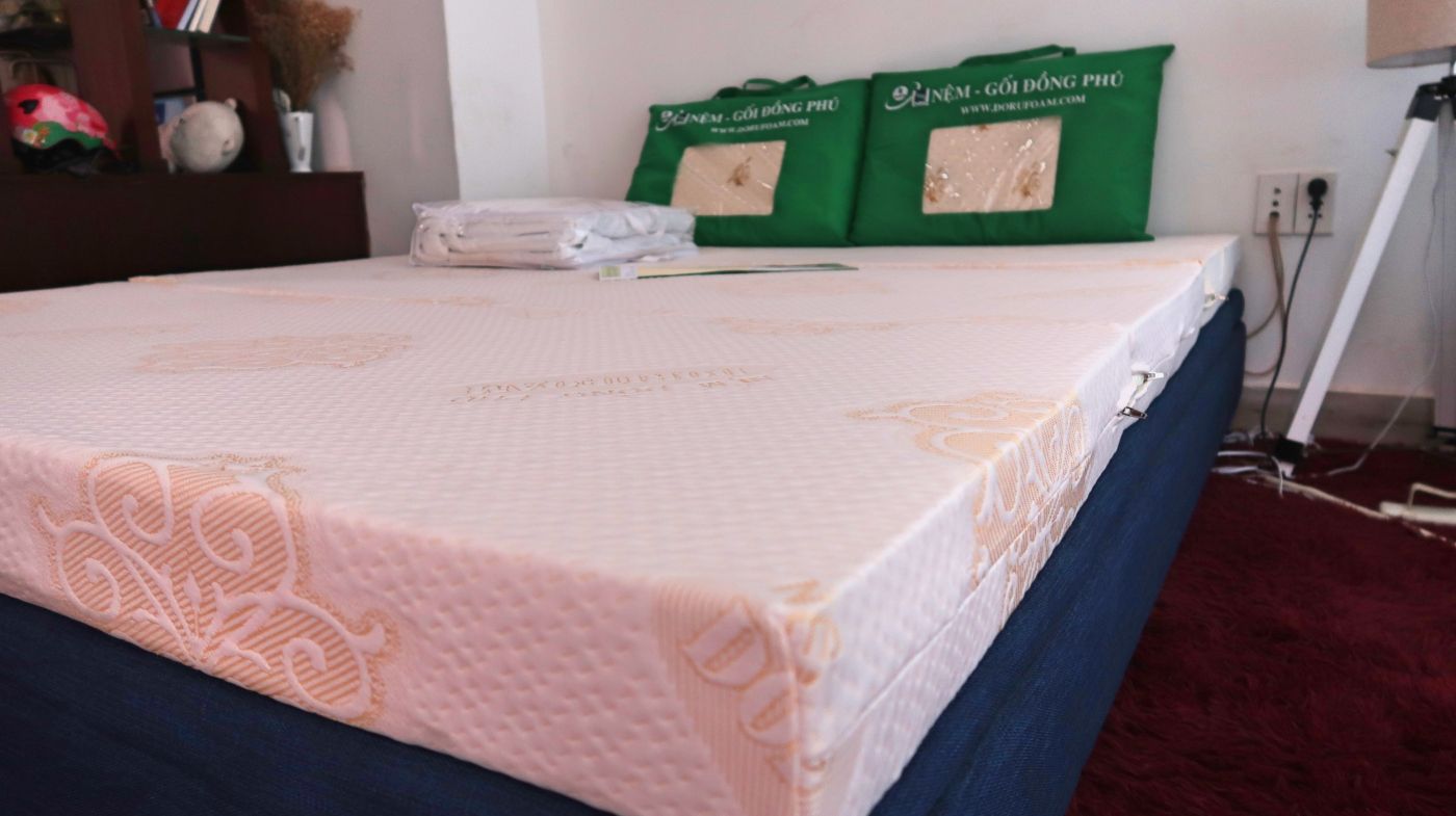 Nệm cao su đồng phú gấp 3 5 Nệm cao su đồng phú gấp 3