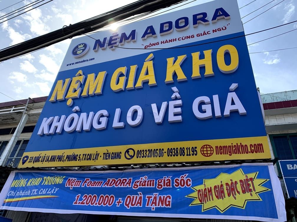 Cửa hàng nệm giá kho Cai Lậy Tiền Giang 11 Khai trương cửa hàng nệm giá kho tại Cai Lậy Tiền Giang