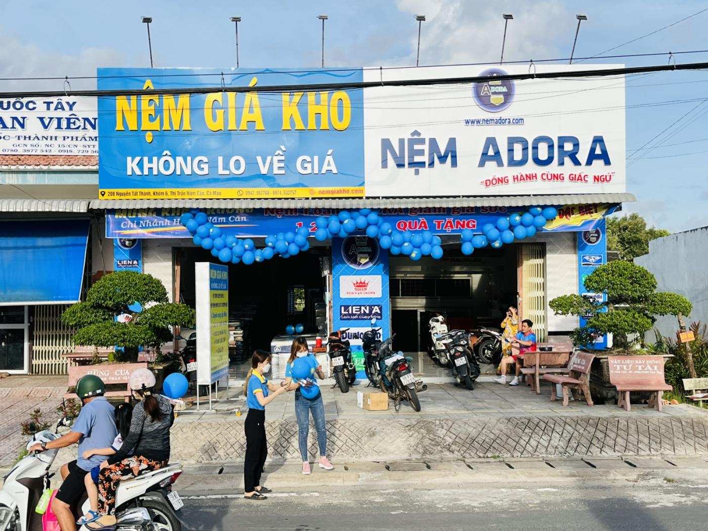 Khai trương cửa hàng nệm giá kho Năm Căn Cà Mau 6 cửa hàng nệm giá kho tại năm căn cà mau