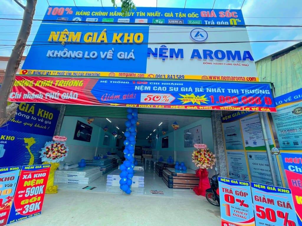Cửa hàng nệm giá rẻ tại Phước Vĩnh, Phú Giáo, Bình Dương 8 Cửa hàng nệm giá rẻ tại Phước Vĩnh, Phú Giáo, Bình Dương