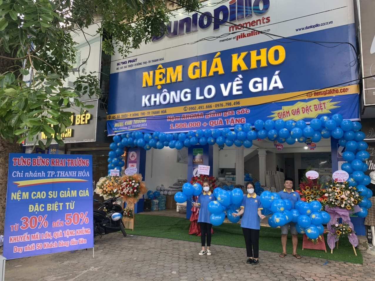 Khai trương cửa hàng nệm giá kho tại Thanh Hóa