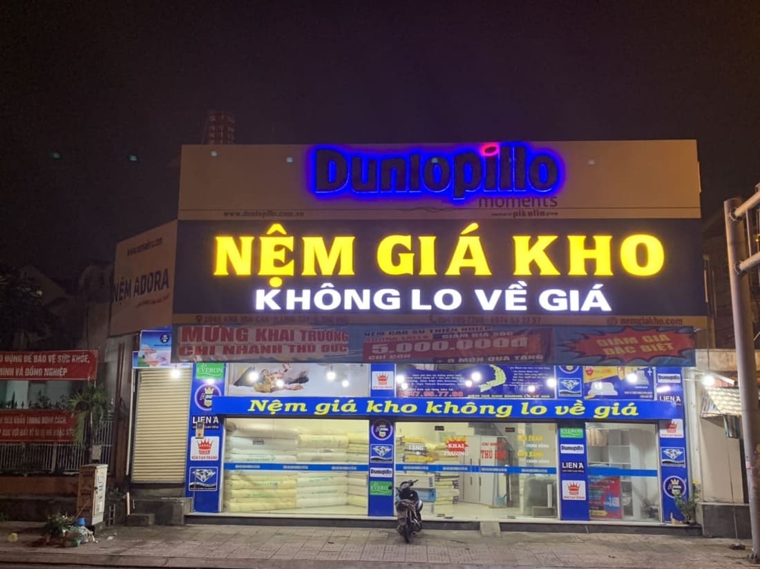 Cửa hàng đại lý nệm chính hãng tại Thủ Đức 12 Cửa hàng nệm giá kho Thủ Đức