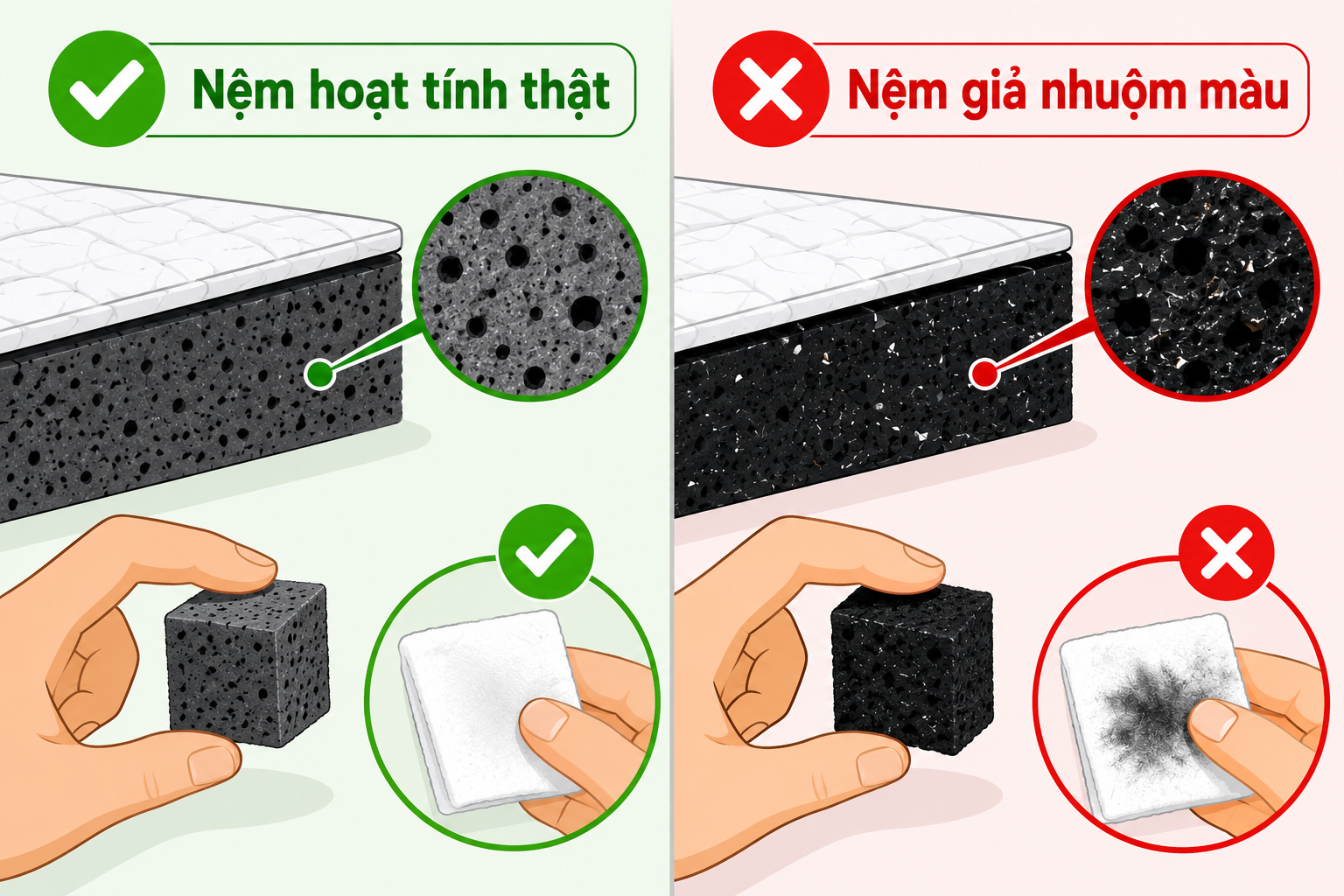 Nệm than hoạt tính là gi ?