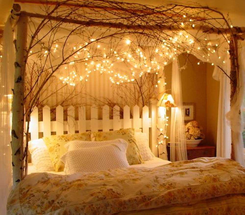 Trang trí phòng ngủ đẹp bằng đèn LED 9 Trang trí phòng ngủ đẹp bằng đèn LED