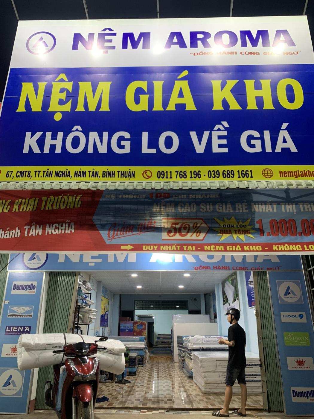 Cửa hàng nệm giá rẻ tại Hàm Tân Bình Thuận