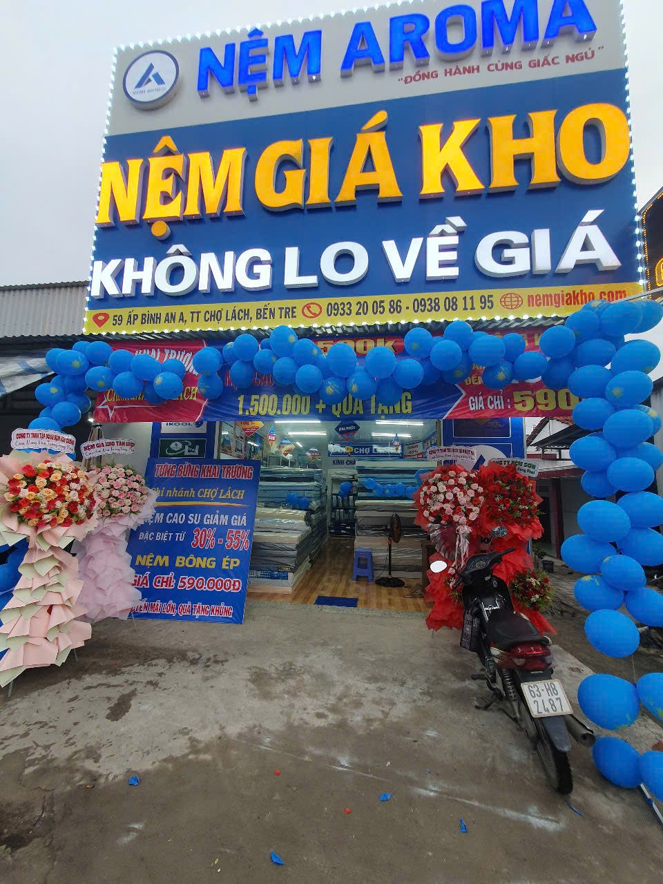 Tưng Bừng Khai Trương Cửa Hàng Nệm Giá Kho Chợ Lách, Bến Tre – Ưu Đãi Khủng, Quà Tặng Cực Chất! 7 Tưng Bừng Khai Trương Cửa Hàng Nệm Giá Kho Chợ Lách, Bến Tre – Ưu Đãi Khủng, Quà Tặng Cực Chất!