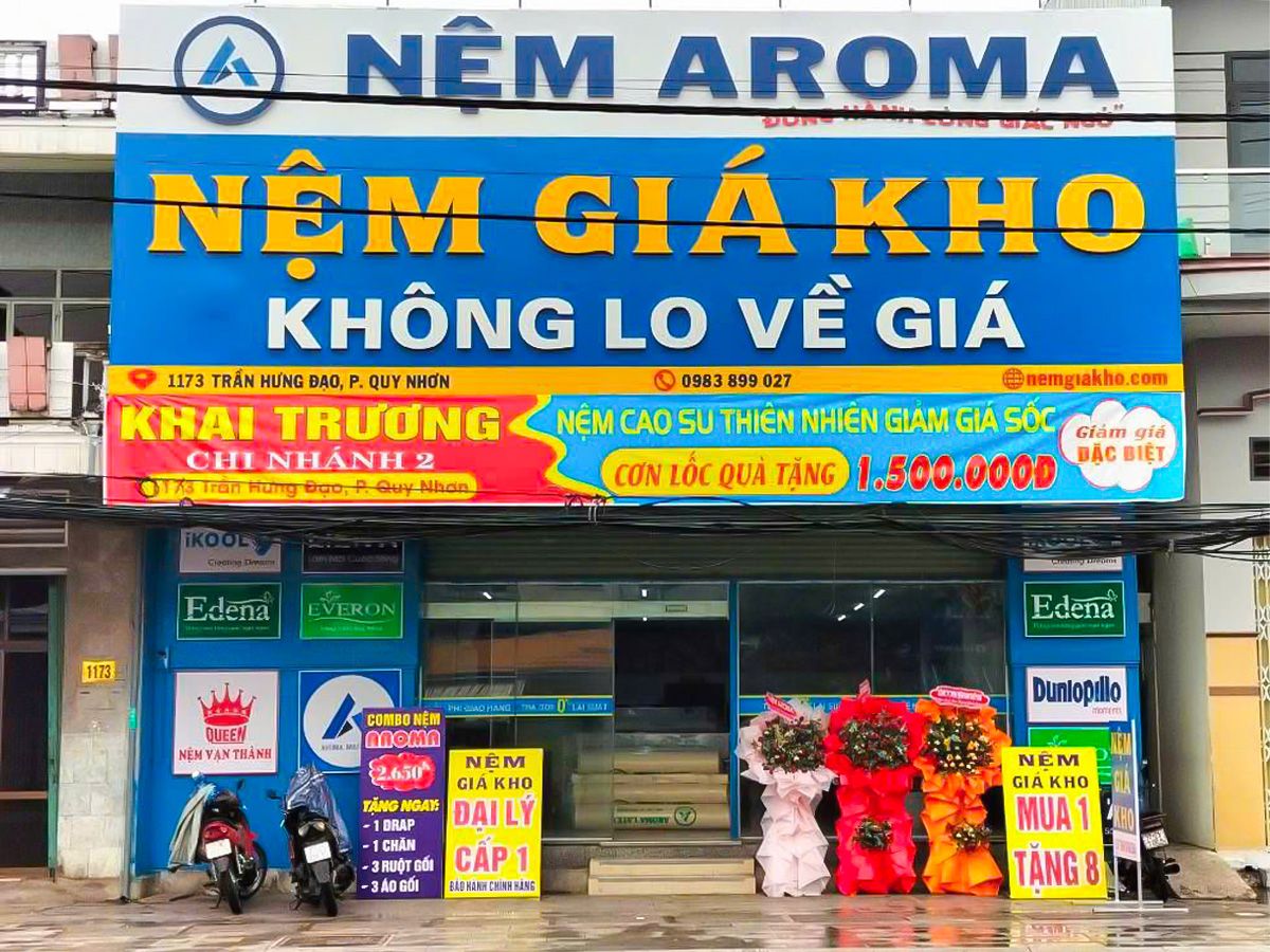 Nệm Giá Kho Khai Trương Chi Nhánh 2 Tại Quy Nhơn 7 Nệm Giá Kho Khai Trương Chi Nhánh 2 Tại Quy Nhơn