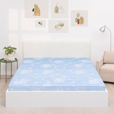 Đệm bông tinh khiết Sông Hồng Vỏ Gấm