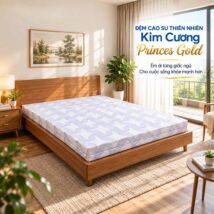 Đệm cao su Kim Cương PRINCESS GOLD (chi có ở miền bắc)