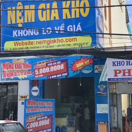 cửa hàng bán nệm cao su kim cương quận 12