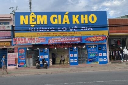 Cửa hàng đại lý nệm cao su Liên Á tại Bình Dương