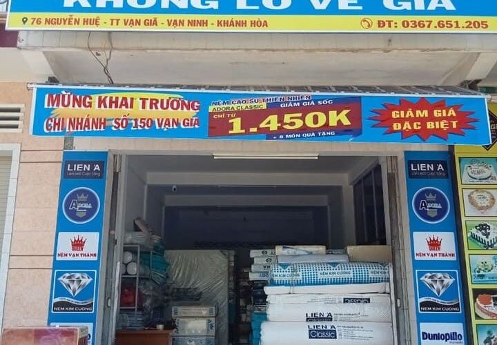 Cửa hàng đại lý nệm giá rẻ tại Vạn Ninh - Khánh Hòa